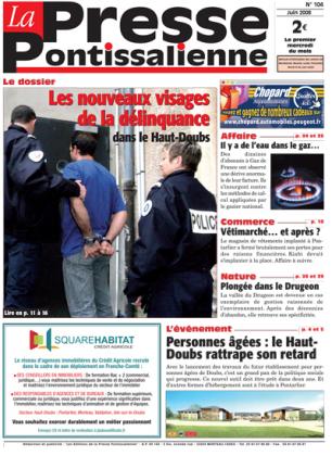 Couverture La presse pontissalienne n°104