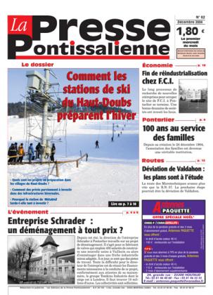 Couverture La presse pontissalienne n°62