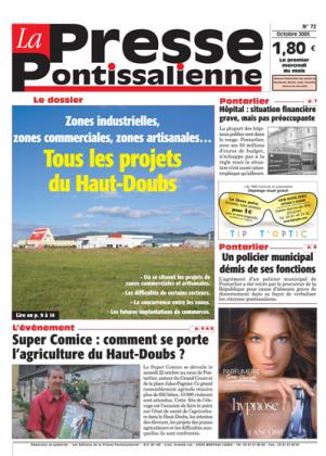 Couverture La presse pontissalienne n°72