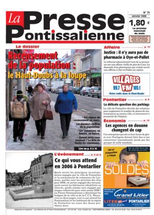 Couverture La presse pontissalienne n°75