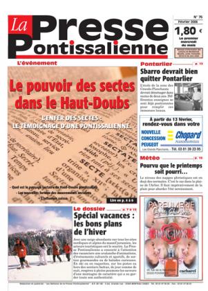 Couverture La presse pontissalienne n°76