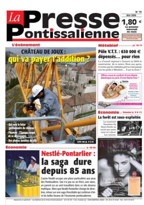 Couverture La presse pontissalienne n°79