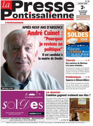 Couverture La presse pontissalienne n°99