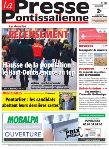 Couverture La presse pontissalienne n°101