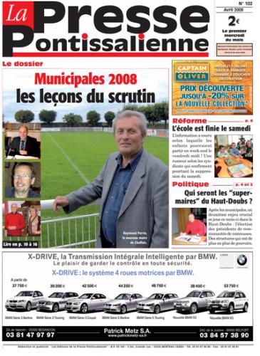 Couverture La presse pontissalienne n°102