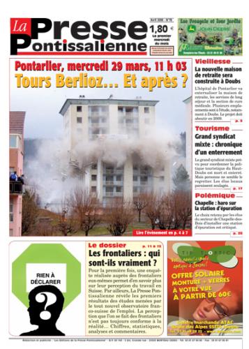 Couverture La presse pontissalienne n°78