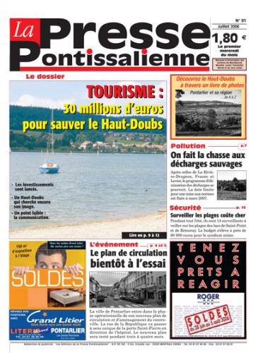 Couverture La presse pontissalienne n°81