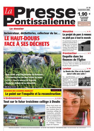 Couverture La presse pontissalienne n°83